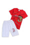 Boys Graphic 2-Piece Suit A-17752 - Red