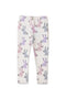 Girls Branded Graphic Legging - White