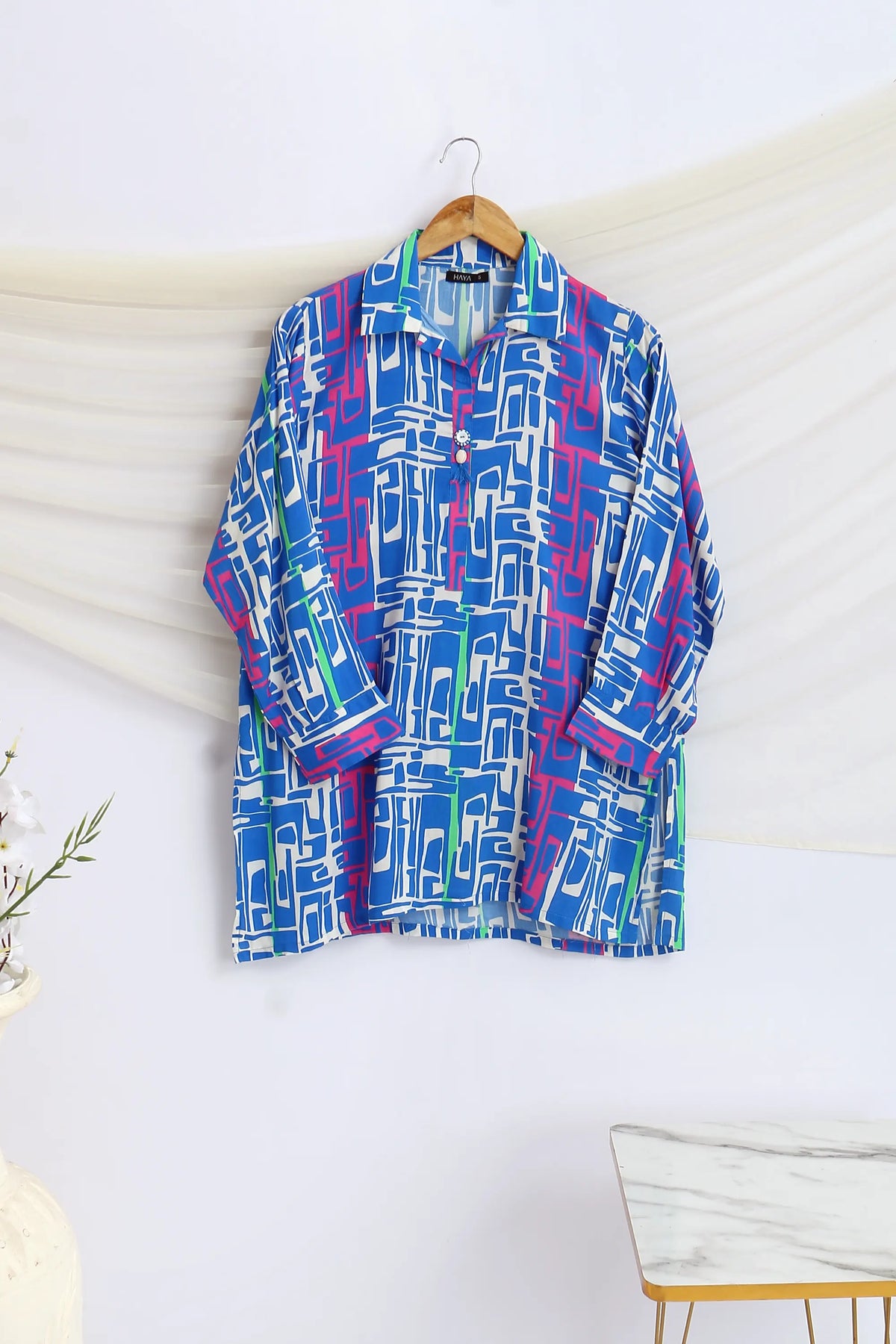 PRINTED VISCOSE SHIRT