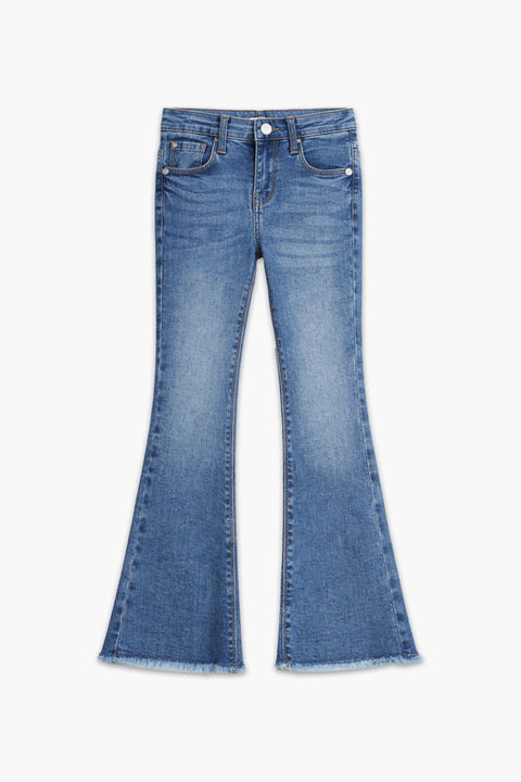 Girls Branded Bell Bottom jeans  - M/Blue