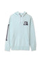 Men Branded Printed Fleece Hoodie - Mint