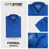 Men Formal Shirt High Quality SMF03 - Blue