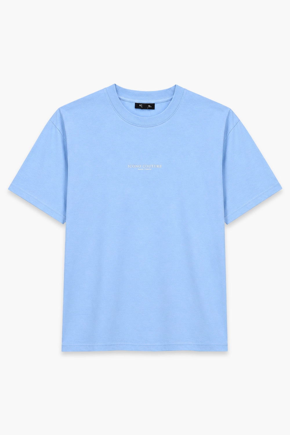 Men Branded Graphic T-Shirt - L/Blue