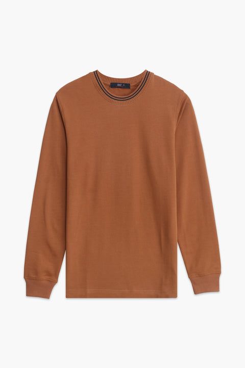 Tipping Collar Sweatshirt