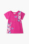 Girls Branded Graphic T-Shirt - Pink