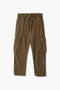 Men branded Cargo Trouser - Brown