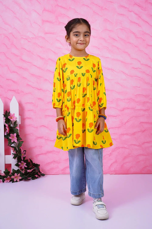 PRINTED LAWN FROCK