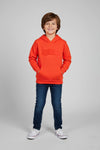 Boys Branded Pullover Hoodie - Red