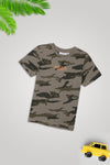 Boys Branded Graphic T-Shirt - Camouflage