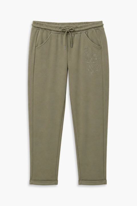 Women Branded Trouser - Green
