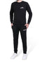 Men's Branded Graphic Tracksuit - Black