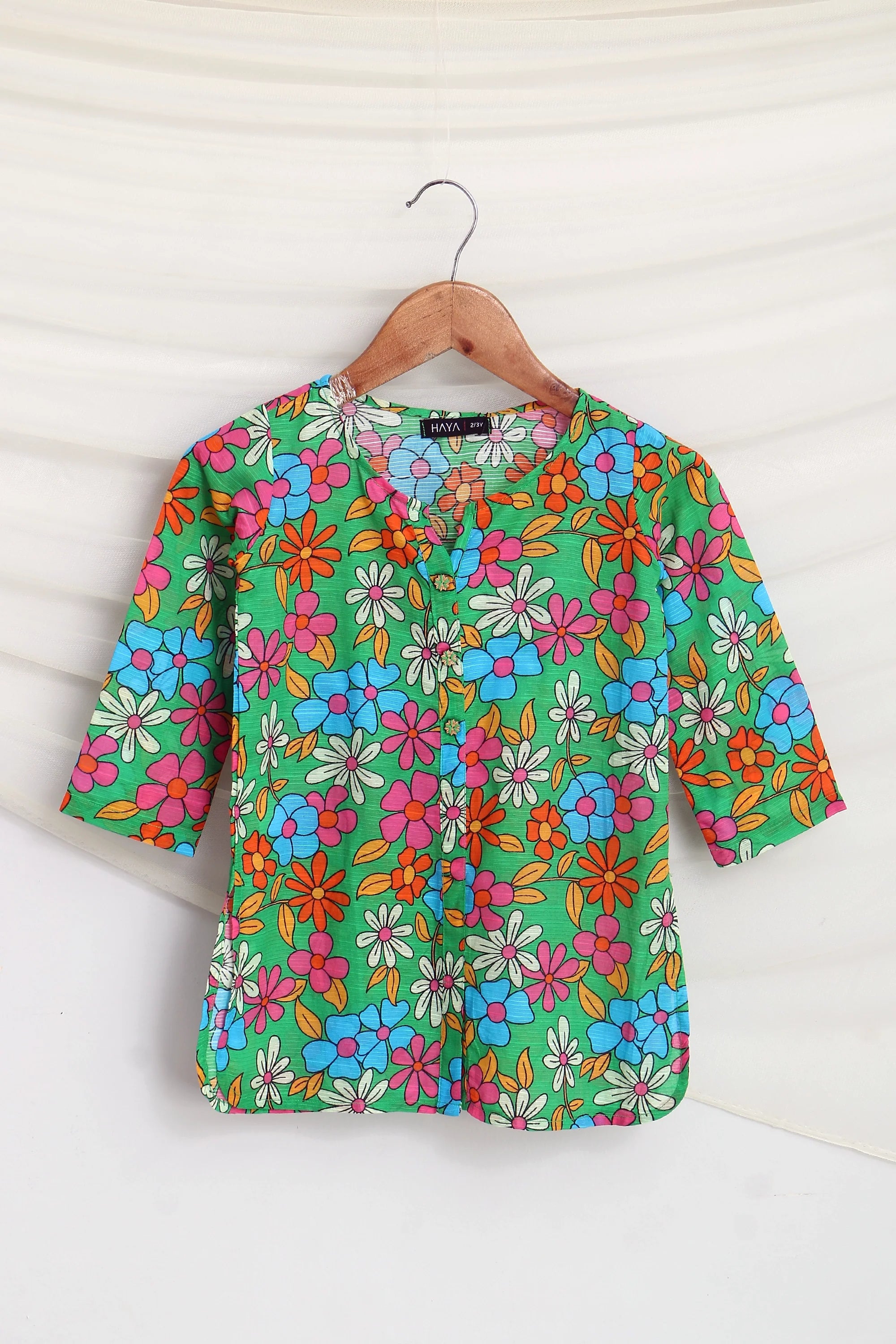 PRINTED COTTON TOP