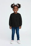 Girls Branded Embellish Sweatshirt - Black