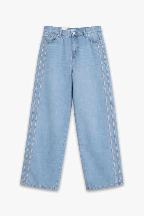 Wide Leg Denim Pant