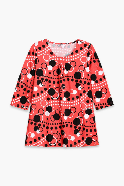 Women's Branded Printed T-Shirt - Orange