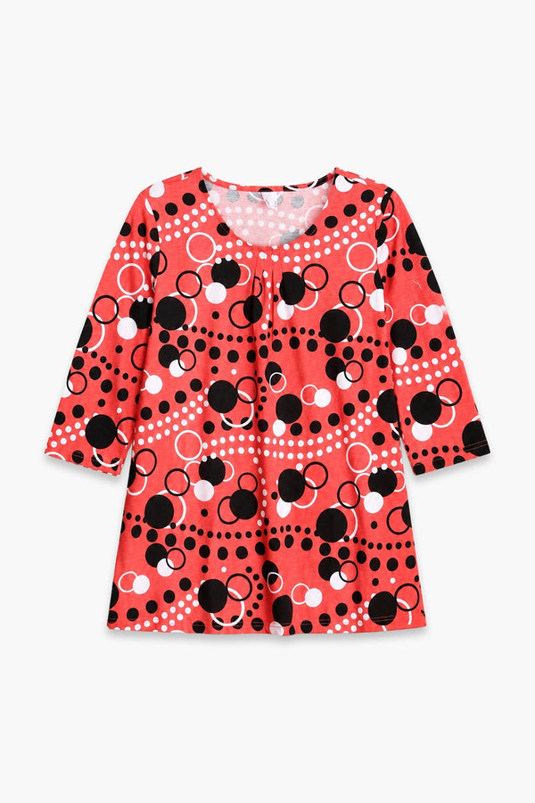 Women's Branded Printed T-Shirt - Orange