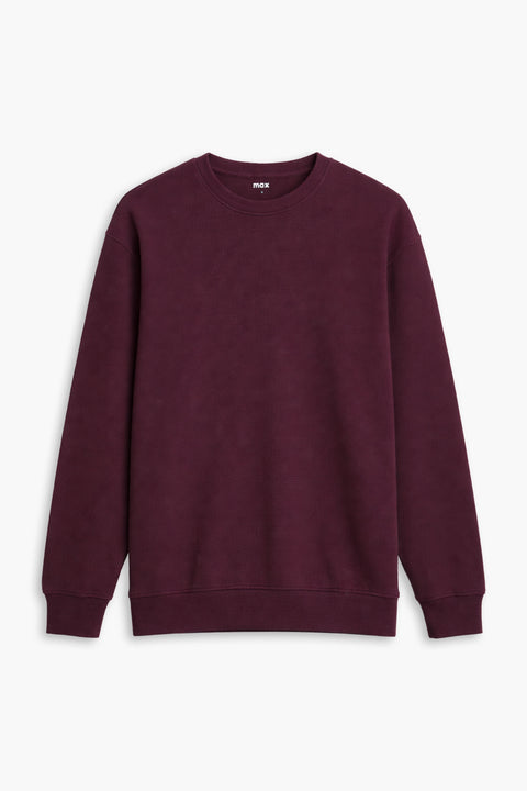 Men Sweatshirt (Brand MAX)- Maroon