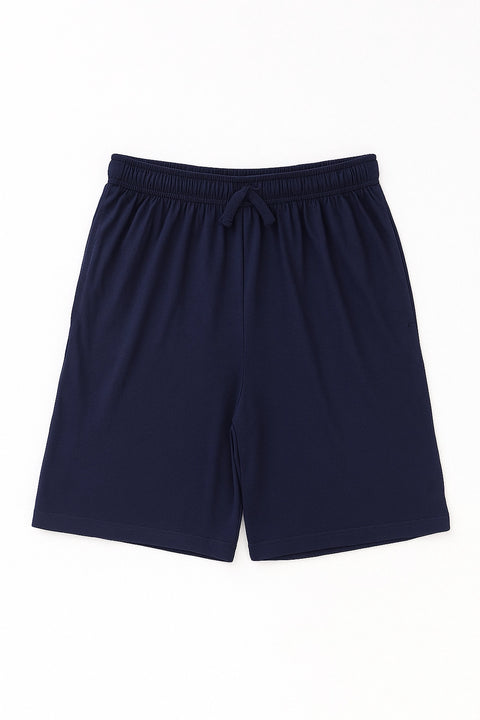 Men Branded Short - Navy