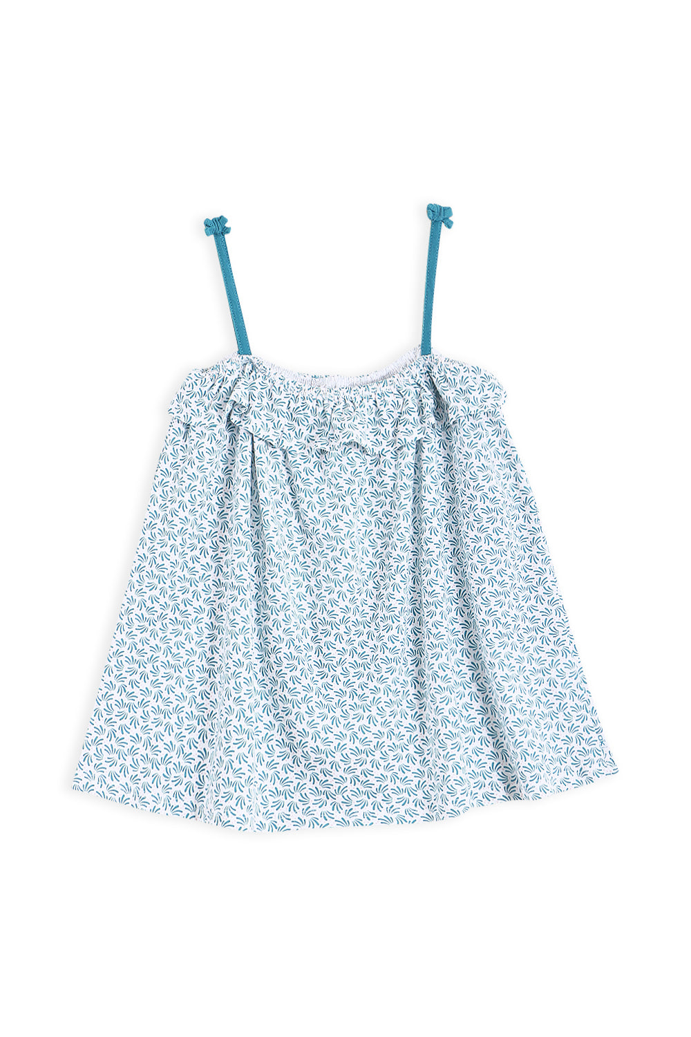 Girls Branded Graphic Short Tunic - Green