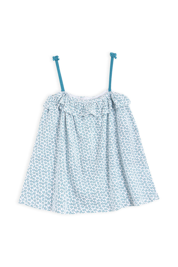 Girls Branded Graphic Short Tunic - Green