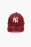 Adjustable NY Cammo Cap 3674 - Maroon