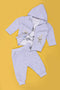 Kids Graphic 3-Piece Suit 1126-A - Heather Grey