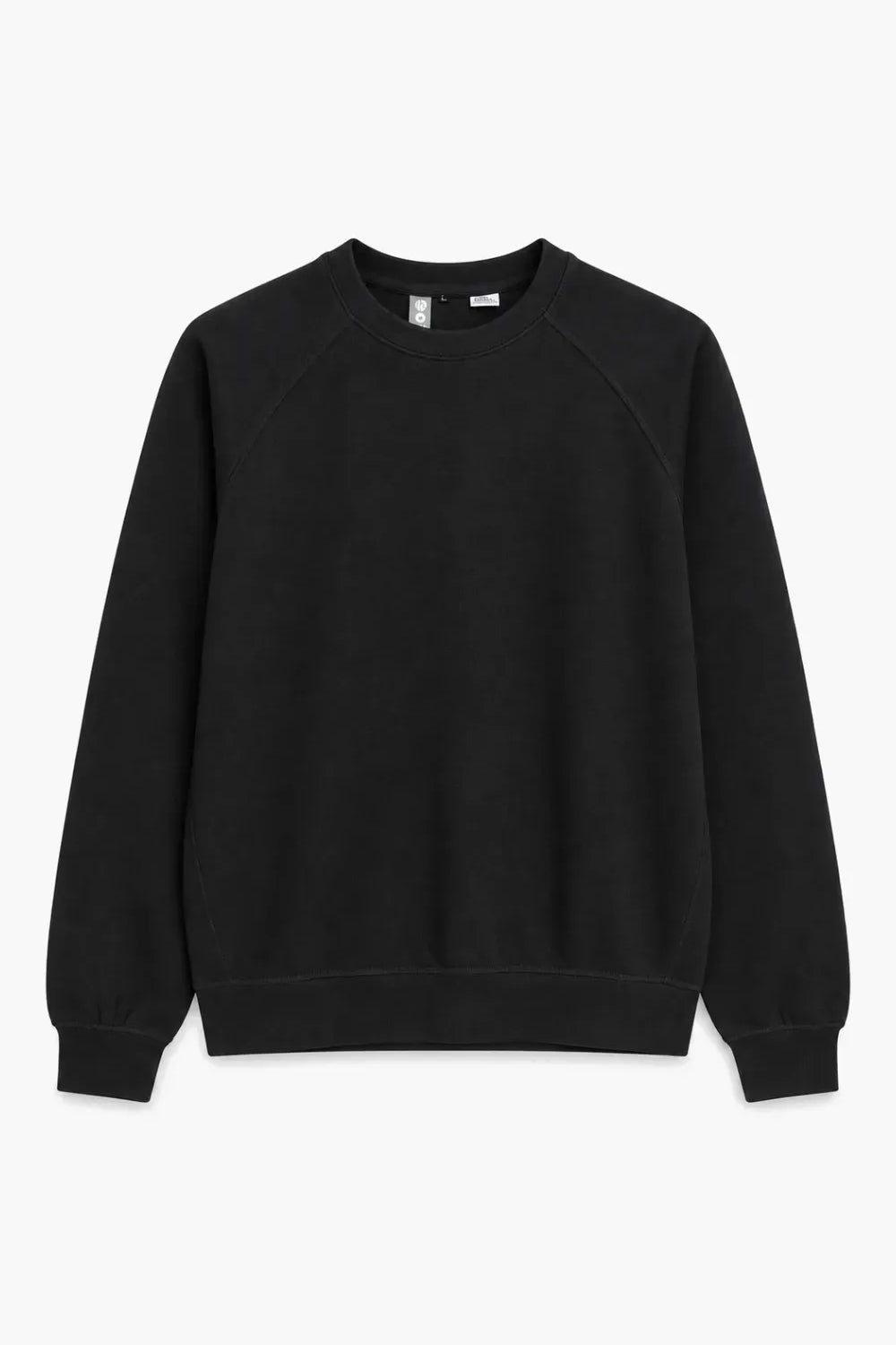 Men Branded Fleece Sweatshirt - Black