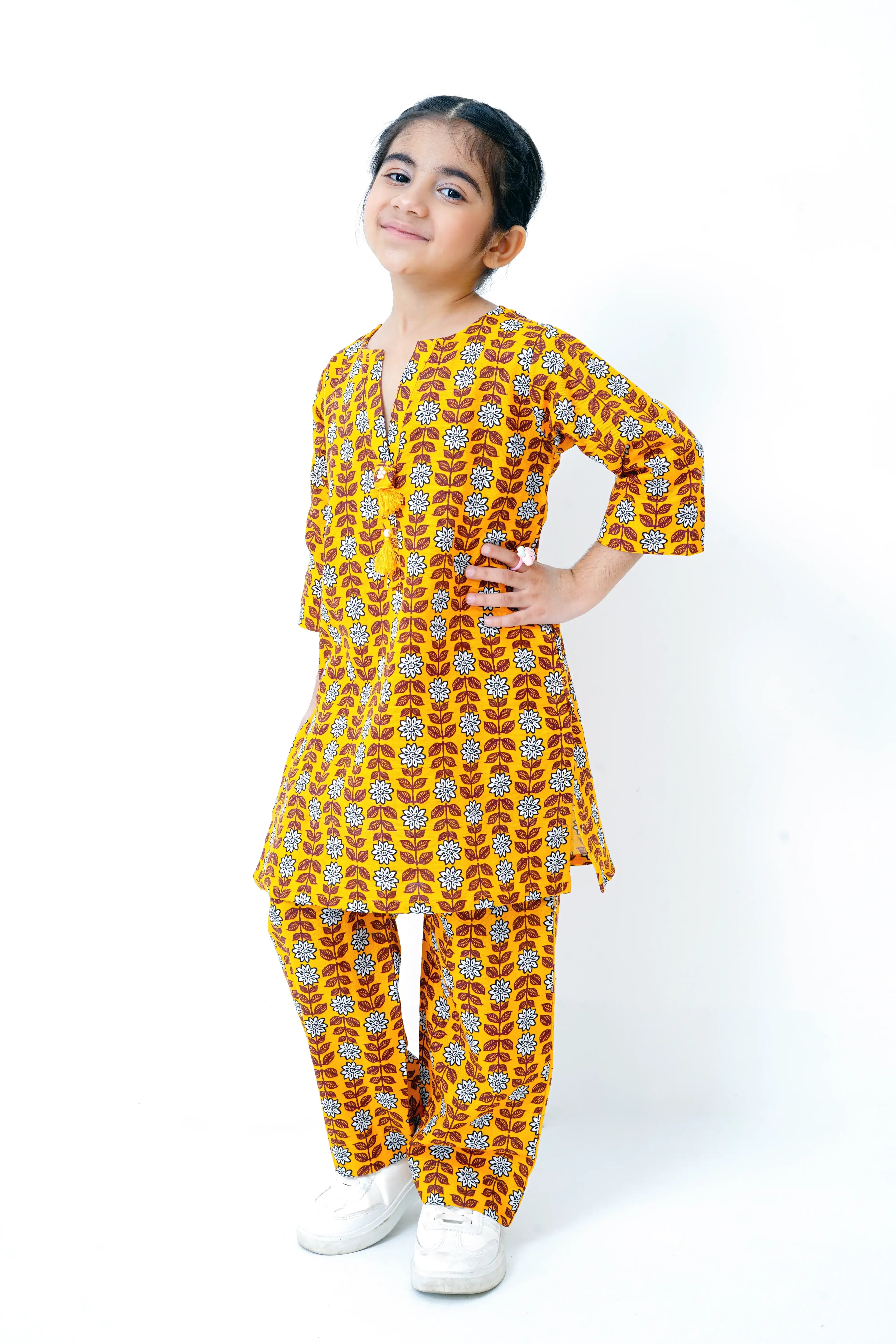 2 PIECE PRINTED KHADDAR SUIT