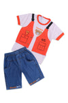 Boys Graphic 2-Piece Suit A-204 - Orange