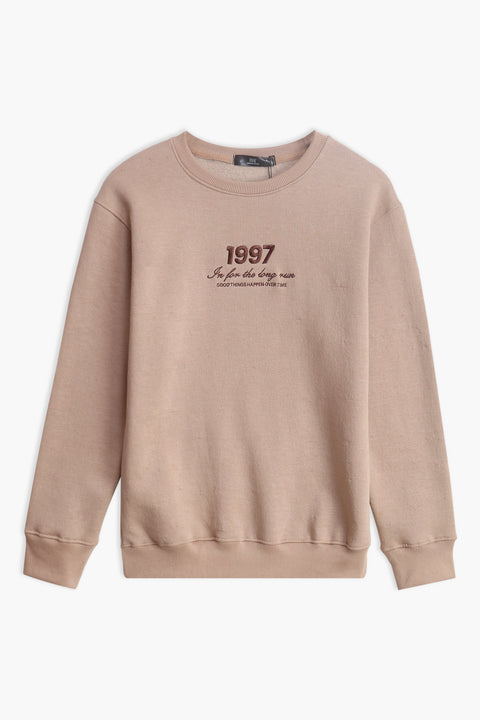 EMBROIDERED SWEATSHIRT