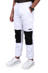 Men Cargo 6 Pocket Cotton Pant (Brand: Payper)- White