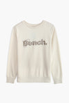 Women Graphic Sweatshirt (Brand: Bench) - White Cream