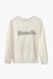 Women Graphic Sweatshirt (Brand: Bench) - White Cream