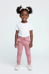 Girls Branded Fleece Trouser - Tea Pink