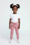 Girls Branded Fleece Trouser - Tea Pink
