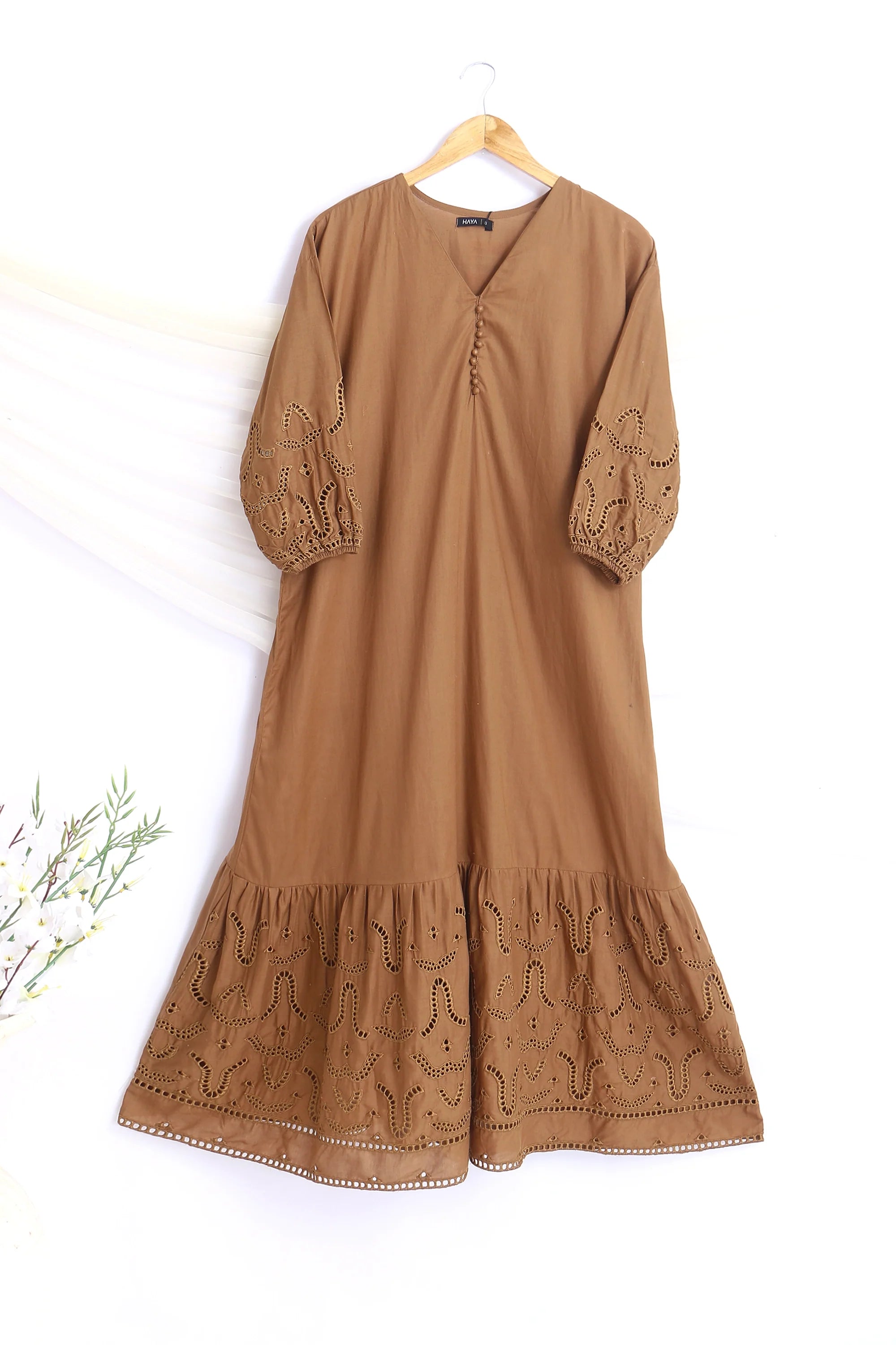 VISCOSE LONG DRESS