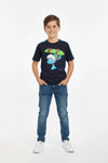 Boy Branded Graphic T-shirt - Navy