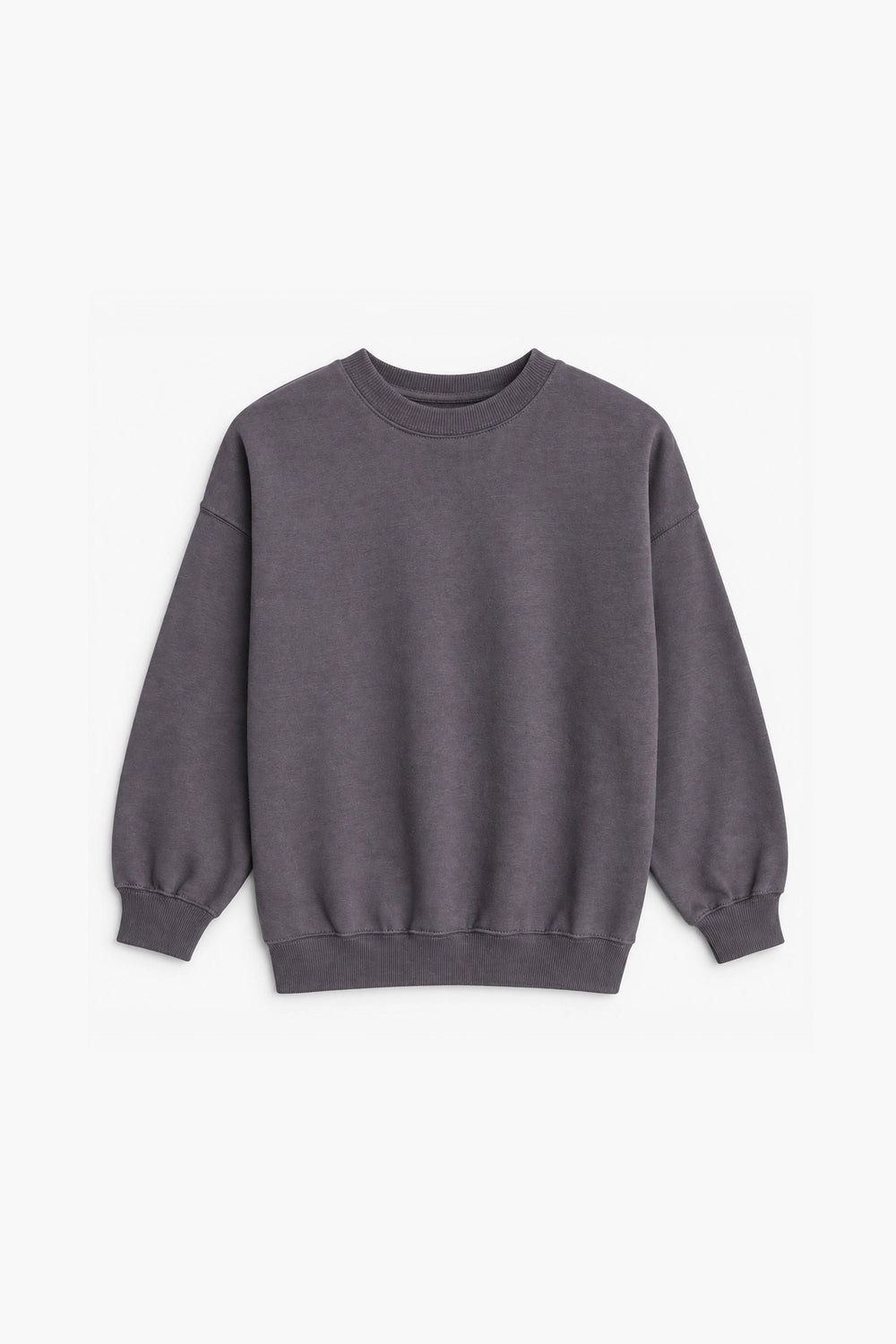 Girls Branded Fleece Sweatshirt - D/Grey