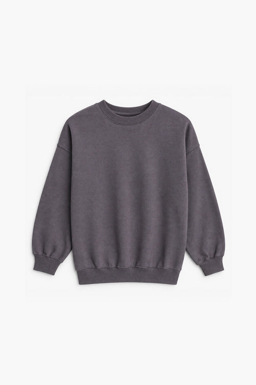 Girls Branded Fleece Sweatshirt - D/Grey