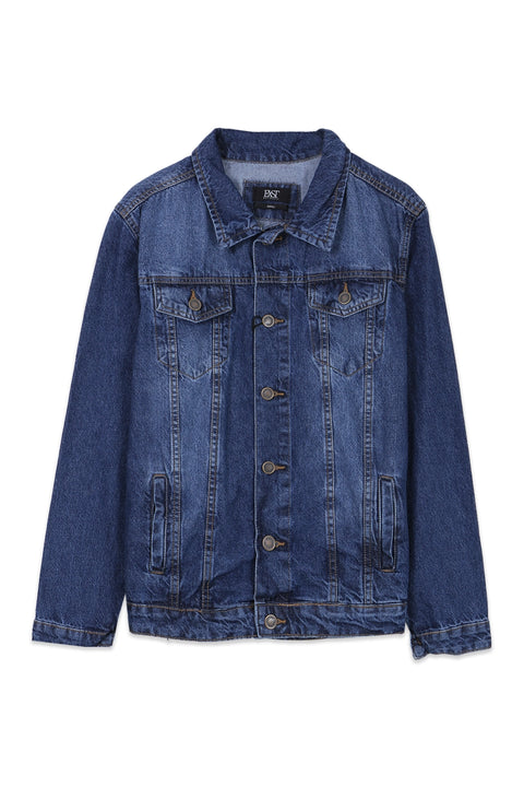 Men Denim Jacket HK00-1 - D/Blue