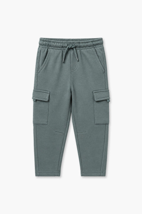 Boys Branded Cargo Pajama  - Army Green