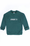 Boys Branded Embroidered Terry Sweatshirt - Green
