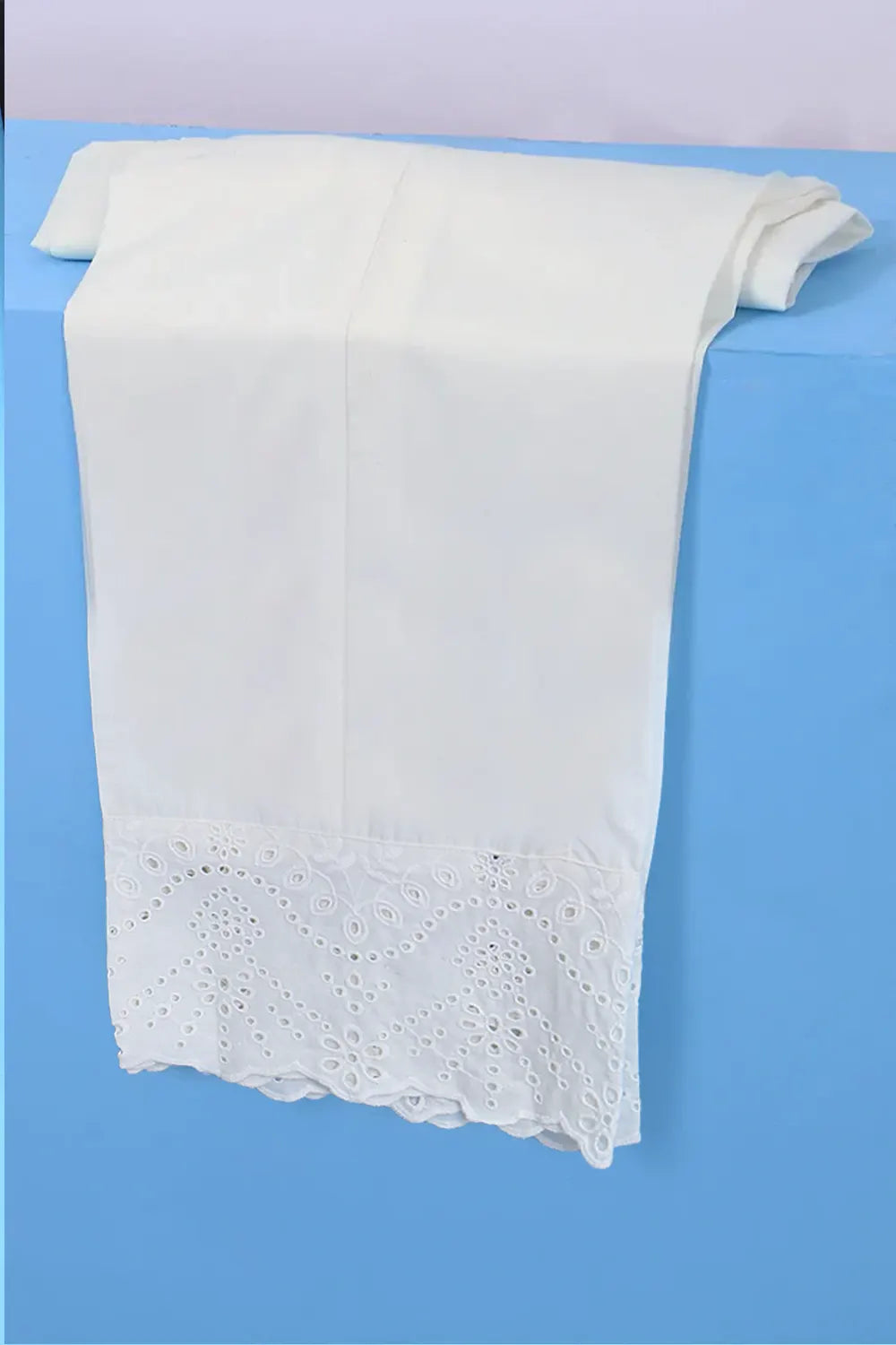 EMB COTTON TROUSER