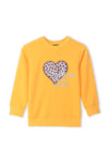 Girls Graphic Sweatshirt GSS24-04 - Spectra Yellow