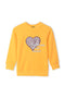 Girls Graphic Sweatshirt GSS24-04 - Spectra Yellow