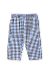 Men Loungewear Check 3 Quarter Short IMM3Q-8 - Black