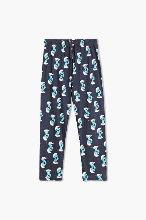 Women Branded Graphic Trouser - Navy