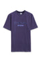 Men Branded Embroidered Tee - Purple