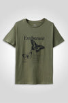 Women's Graphic T-Shirt (Brand -Max) - Olive