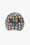 Kids Cap 3735 - Beige & Black Check